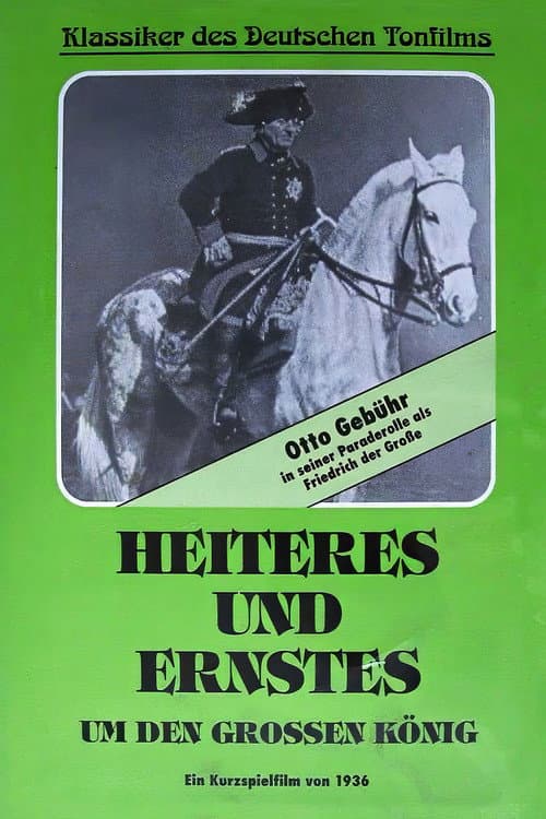 Heiteres und Ernstes um den großen König (1936) poster