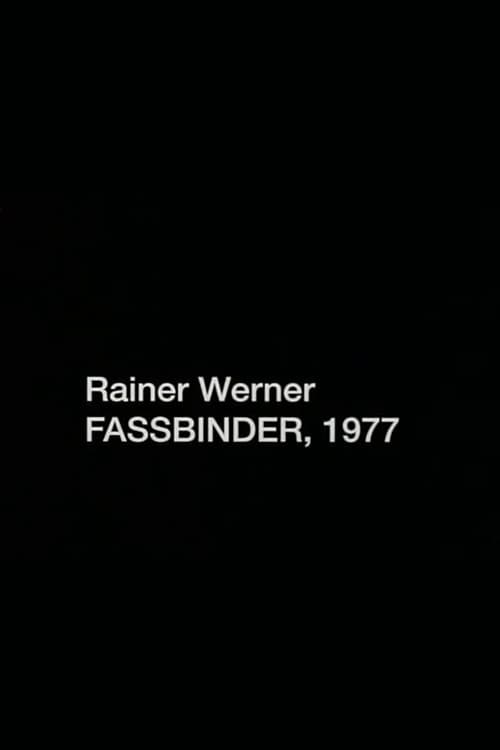 Rainer Werner Fassbinder, 1977 (2005) poster