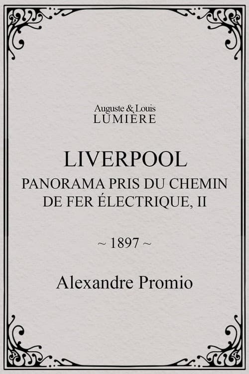 Liverpool, panorama pris du chemin de fer électrique, II (1897) poster