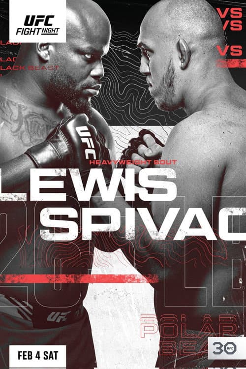 UFC Fight Night 218: Lewis vs. Spivac (2023) poster