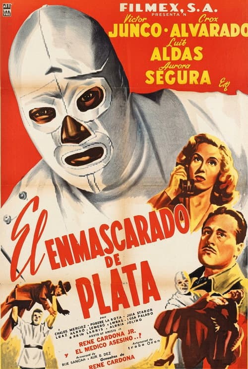 El enmascarado de plata (1954) poster