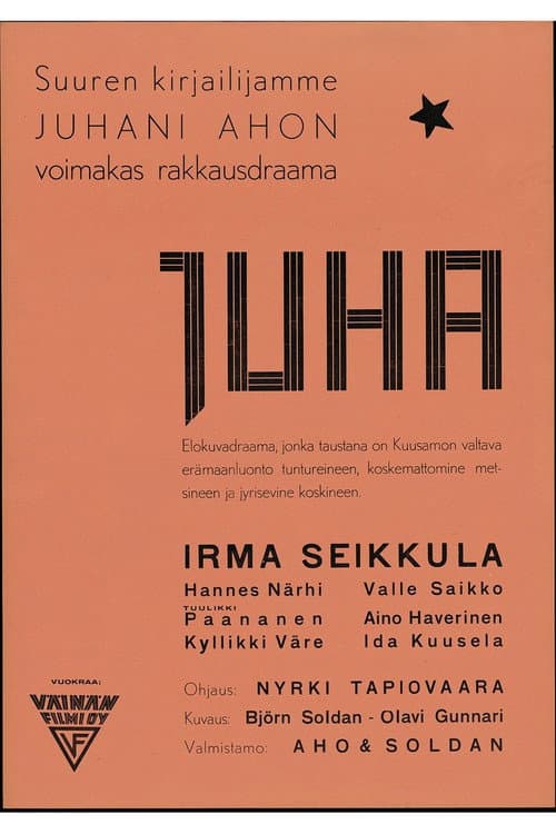 Juha (1937) poster