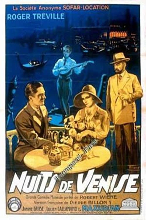 Nuits de Venise (1931) poster