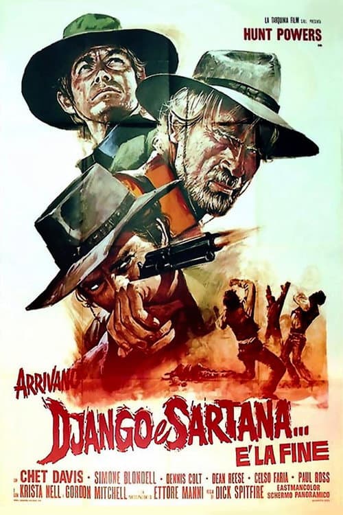 Django en Sartana komen aan... het is het einde (1970) poster