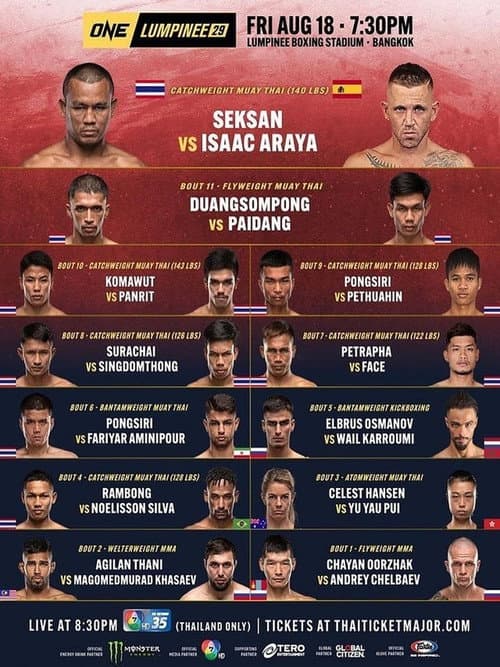 ONE Friday Fights 29: Saeksan vs. Araya (2023) poster