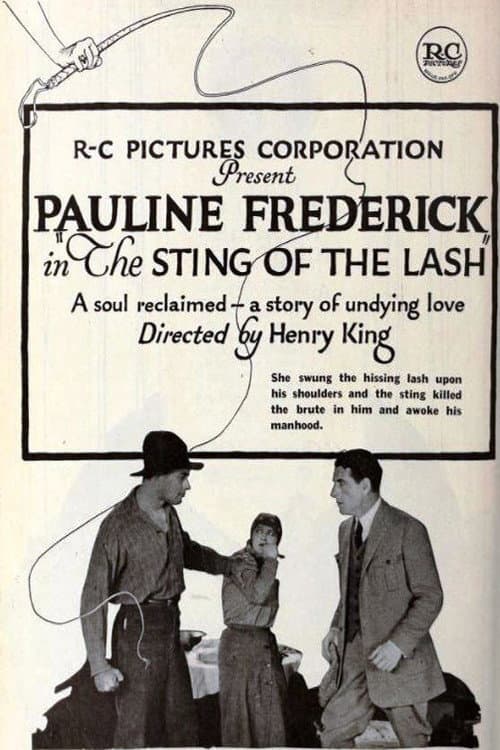 The Sting of the Lash (1921) poster