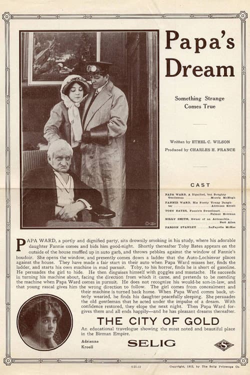Papa's Dream (1913) poster