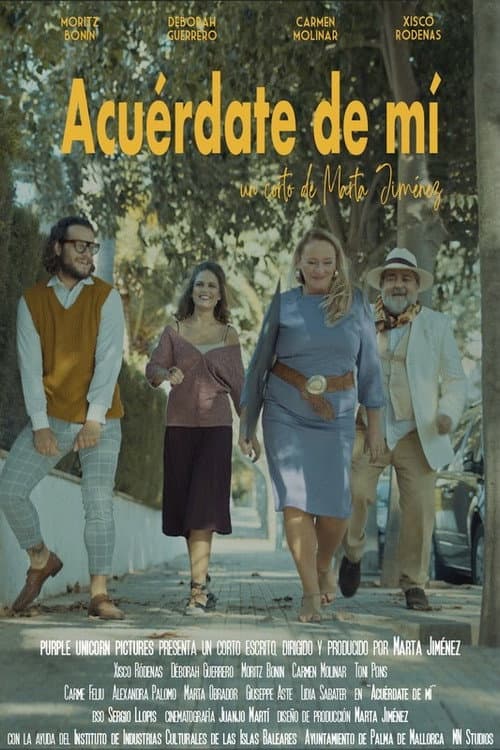 Acuérdate de mí (2021) poster