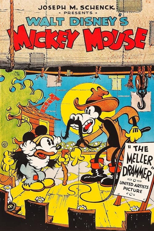 Mickey's Mellerdrammer (1933) poster