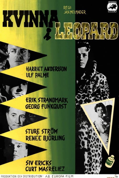 Kvinna i leopard (1958) poster