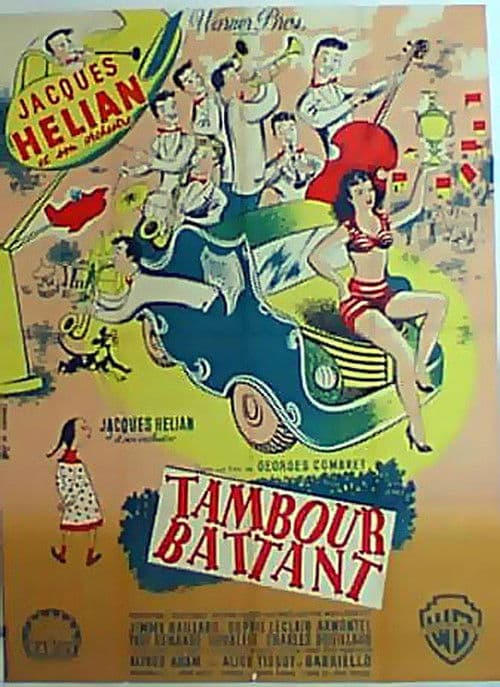 Tambour battant (1952) poster