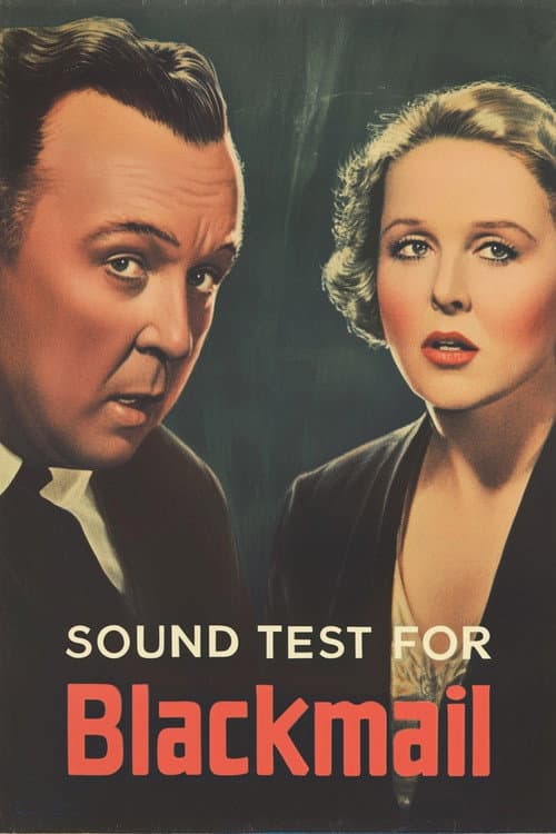 Sound Test for Blackmail (1929) poster