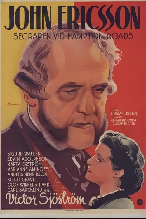 John Ericsson – segraren vid Hampton Roads (1937) poster