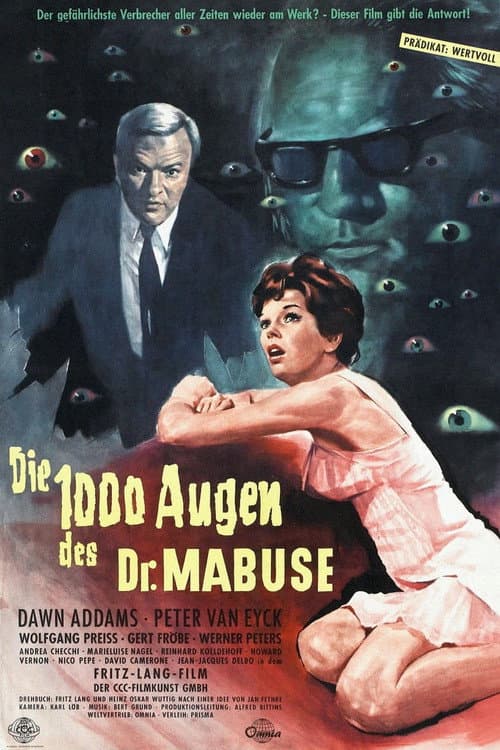 Die 1000 Augen des Dr. Mabuse (1960) poster