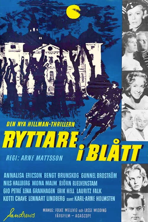 Ryttare i blått (1959) poster