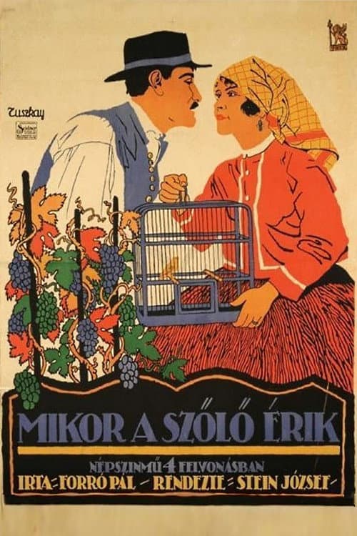 Mikor a szöllö érik (1919) poster