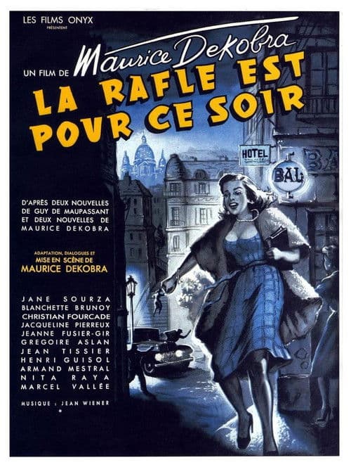 La rafle est pour ce soir (1954) poster
