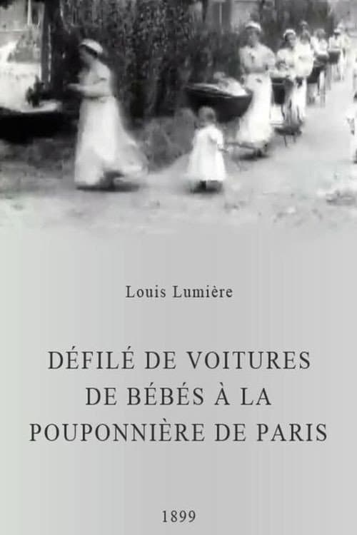 Défilé de voitures de bébés à la pouponnière de Paris (1899) poster