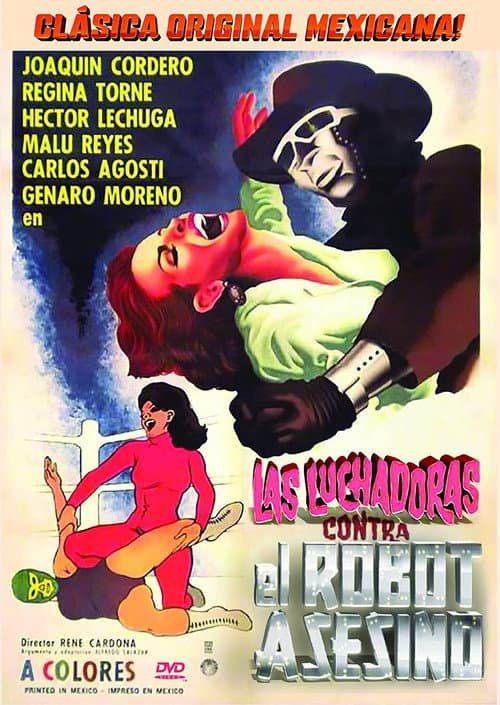 Las luchadoras vs el robot asesino (1969) poster