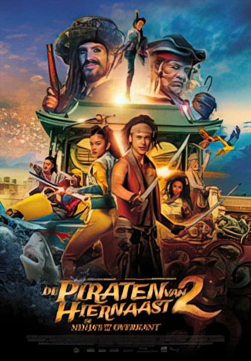 De Piraten van Hiernaast II: De Ninja's van de Overkant (2022) poster