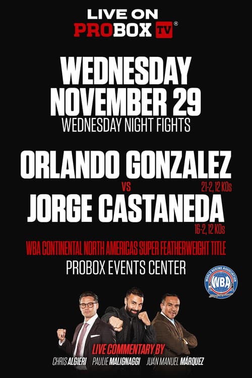 Orlando Gonzalez vs. Jorge Castaneda (2023) poster