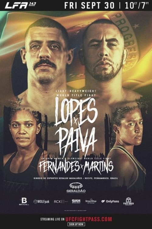 LFA 143: Lopes vs. Paiva (2022) poster