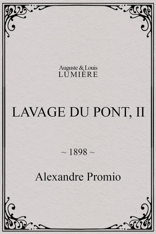 Lavage du pont, II (1898) poster