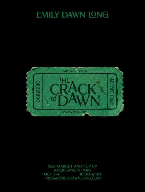 The Crack of Dawn SS27 Collection (2026) poster