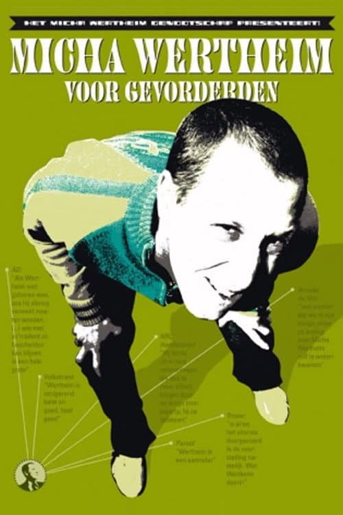 Micha Wertheim: Voor Gevorderden (2008) poster