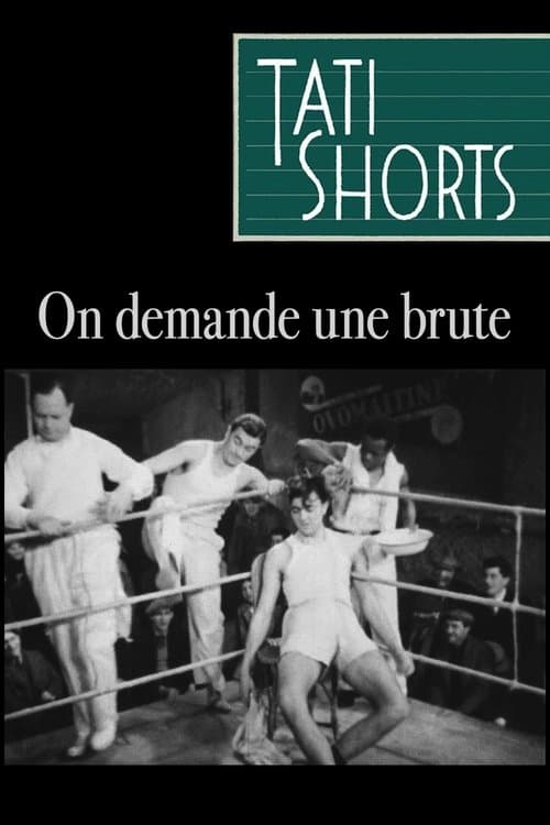 On demande une brute (1934) poster