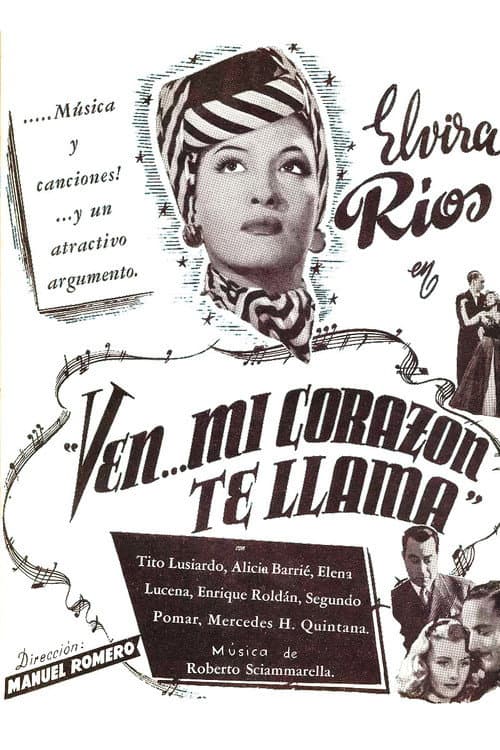 Ven... mi corazón te llama (1942) poster