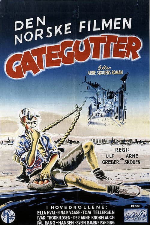 Gategutter (1949) poster