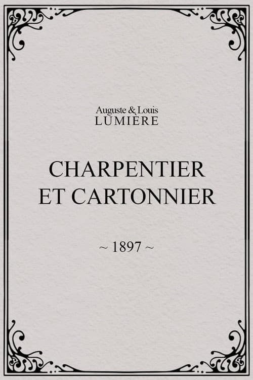Charpentier et cartonnier (1897) poster