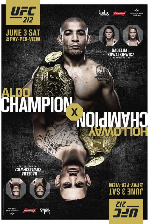 UFC 212: Aldo vs. Holloway (2017) poster