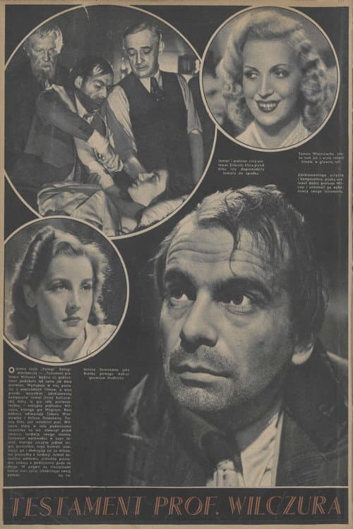 Testament Profesora Wilczura (1942) poster