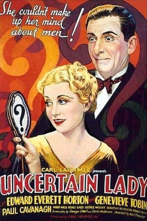 Uncertain Lady (1934) poster