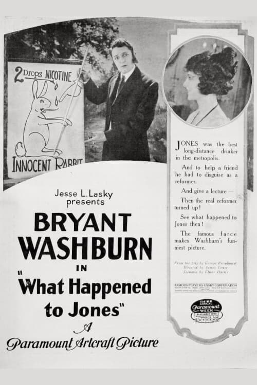 What Happened to Jones (1920) poster
