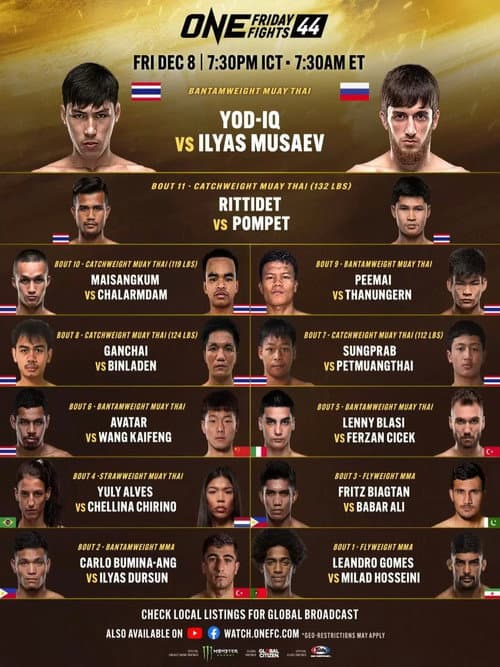 ONE Friday Fights 44: Yod-IQ vs. Musaev (2023) poster