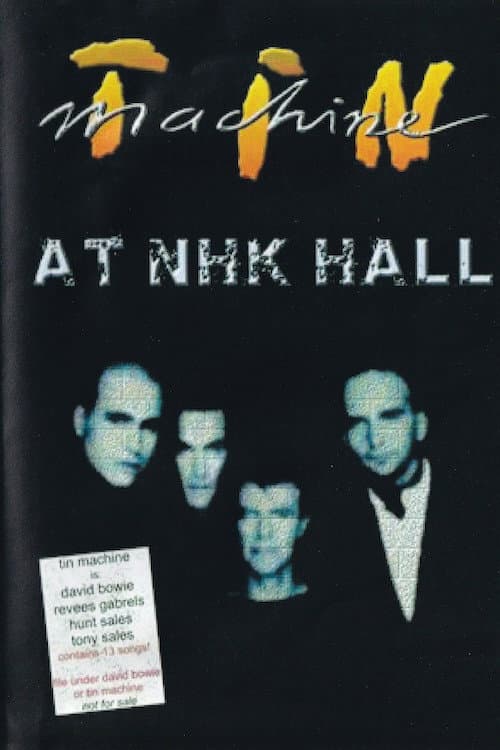 Tin Machine - Live at Paradiso (1989) poster