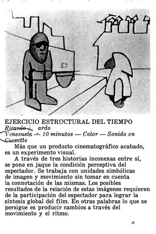 Ejercicio estructural de tiempo (1976) poster