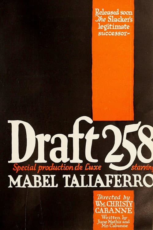 Draft 258 (1917) poster