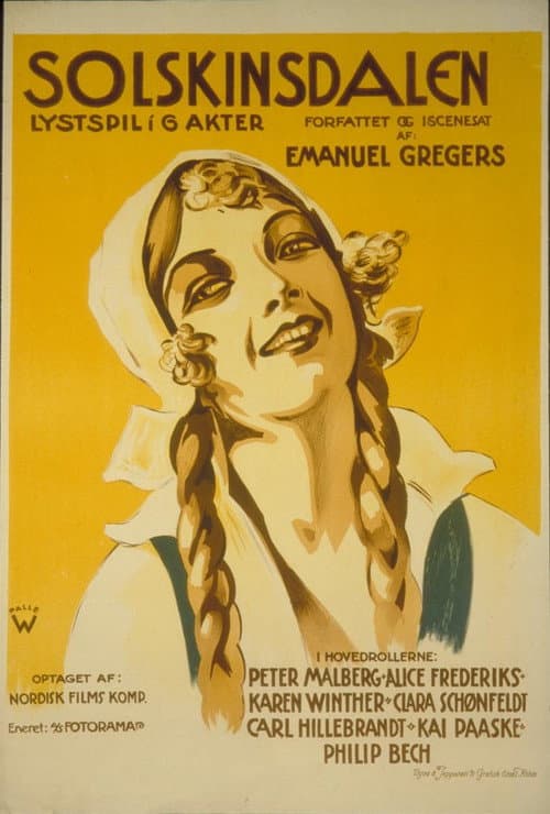 Solskinsdalen (1925) poster