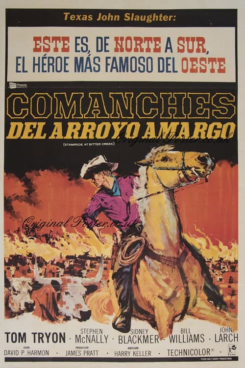 Stampede at Bitter Creek (1962) poster