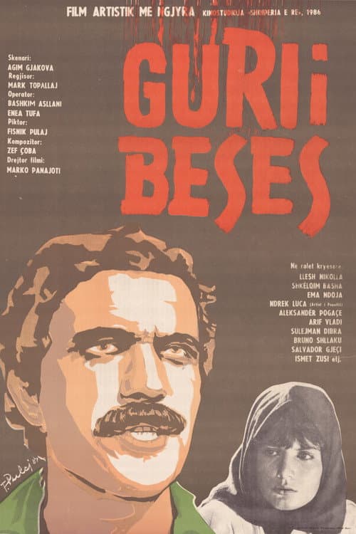 Guri i besës (1986) poster