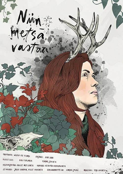 Niin metsä vastaa (2015) poster