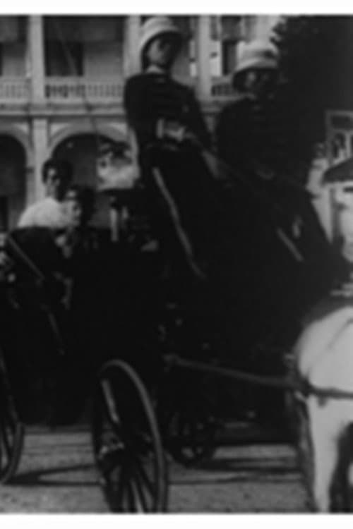 Le roi de Cambodge se rendant au palais (1899) poster