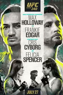UFC 240: Holloway vs. Edgar (2019) poster