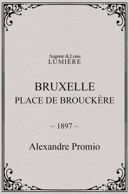 Bruxelles, Place de Brouckère (1897) poster