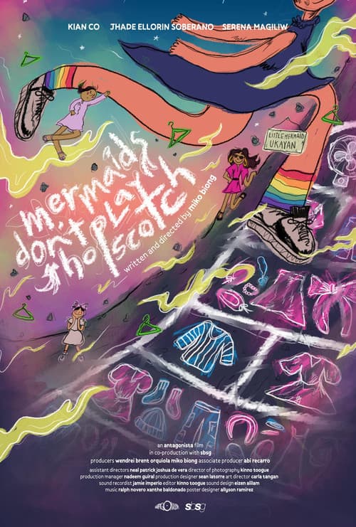 mermaids don't play hopscotch (2024) poster