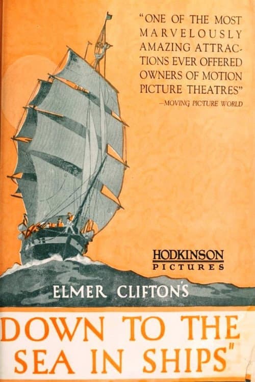 Down to the Sea in Ships (1922) poster